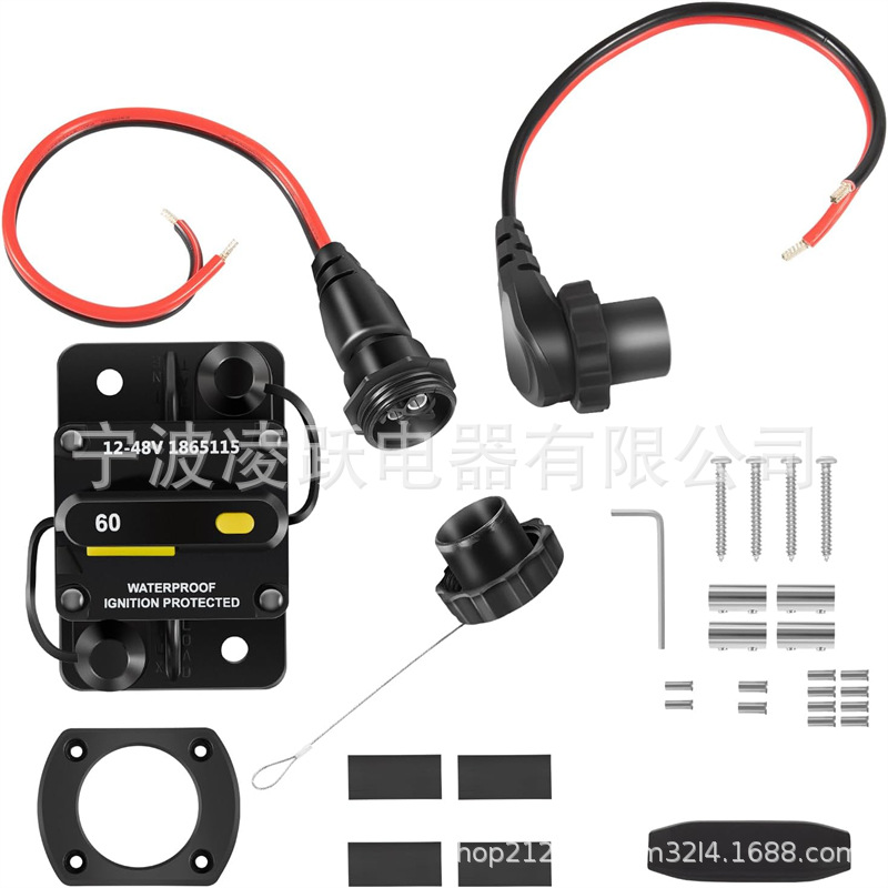 MKR-27 60 AMP 断路器 1865115 & MKR-28 拖钓电机插头和插座
