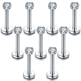 其他穿刺饰品;唇饰;耳钉