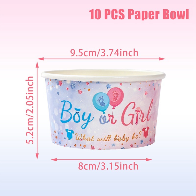 パーティーテーマの紙ボウル パーティー用品アレンジメント 使い捨て紙食器 アイスクリームスナック紙ボウル|undefined