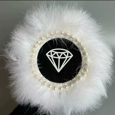 Car ornaments Short Velvet - 31-diamond-pearl-lace-feather-cushion
