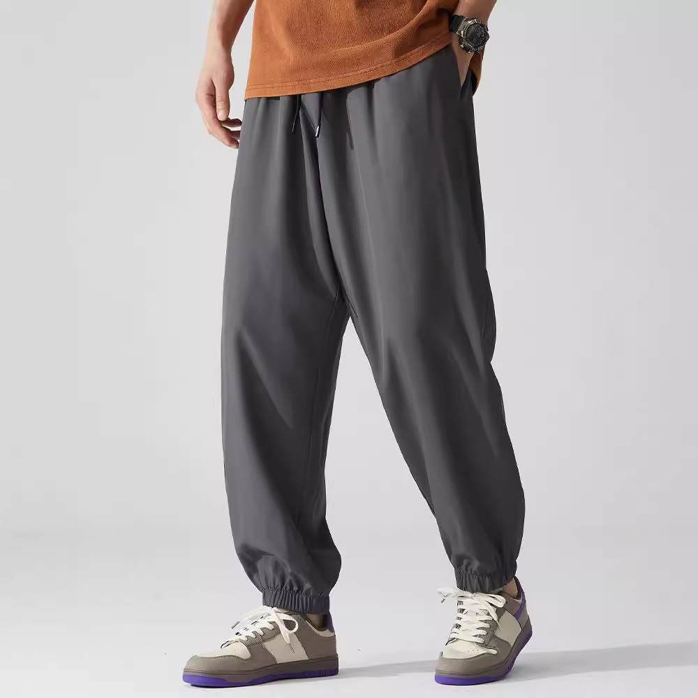 2XL-8XL特大码运动裤男生束脚宽松加大加肥百搭卫裤肥佬基础款