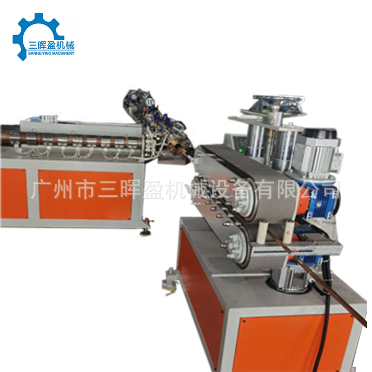 PVC线缆包覆挤出机设备 电线丝包覆机生产线 铜/铁丝包覆挤出机