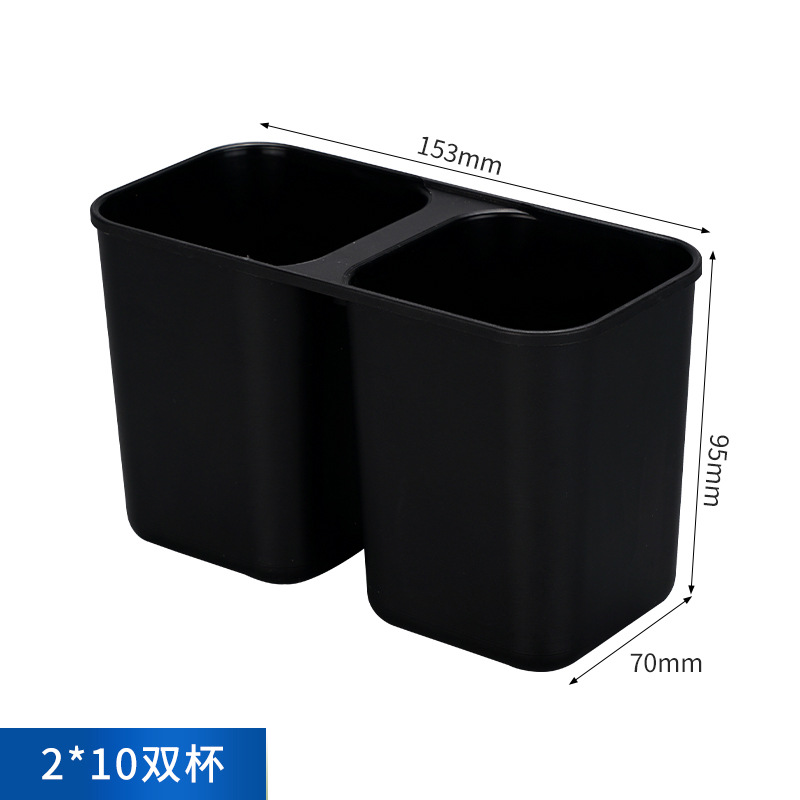 블랙 153*70*95 mm2 * 10 더블 컵