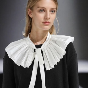 Amazon Retro Shirt Collar Shawl Fake Collar for Women Versatile Decorative Collar High-End Vintage Style Collar Accessory