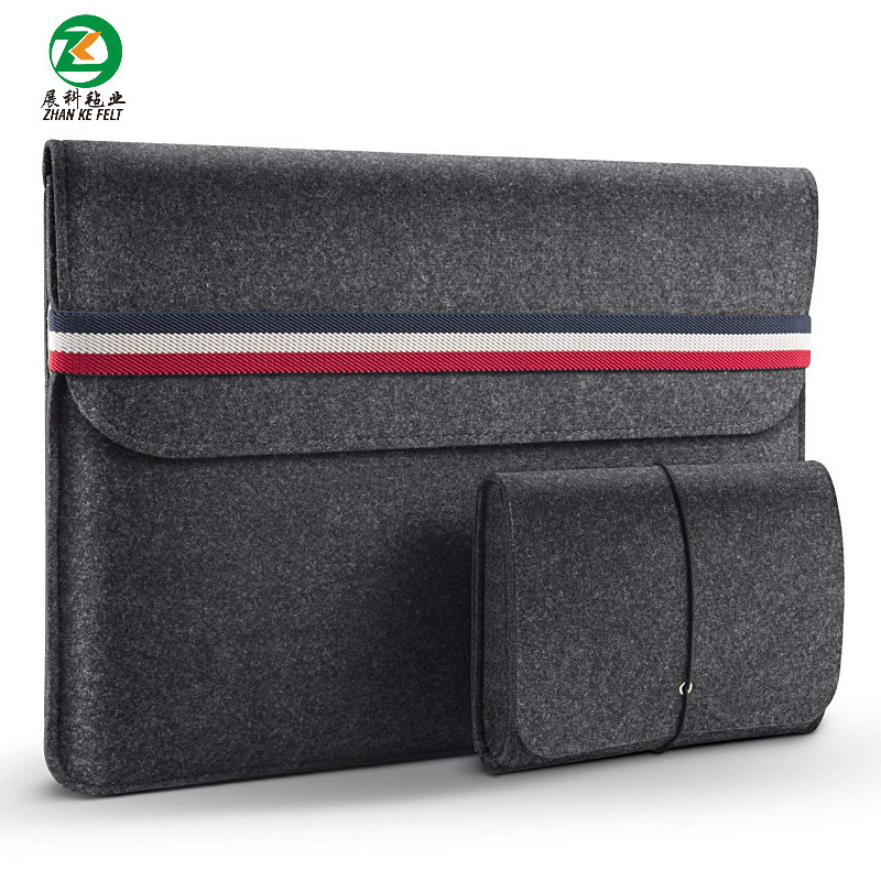 Manufacturer Produces Felt Computer Bags, 12-15inch Tablet iPad Laptop Protective Cases, Lightweight, Thin, and Portable