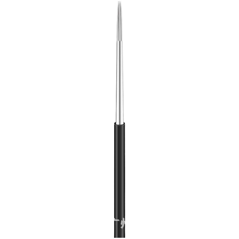 Ingenuity Simple Embroidery Needle Piece Fog Needle Manual Fog Eyebrow Nail Round Three Scattered Mouth Round Five Gods Needle Piece