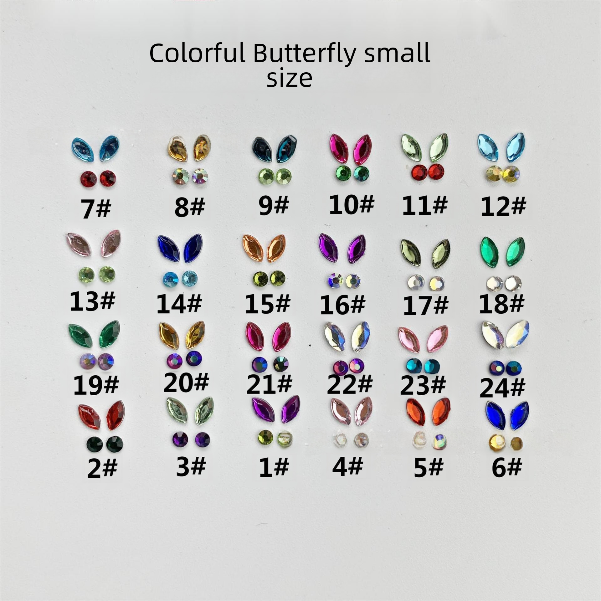 Foreign trade product box [butterfly teeth drill] 2*4mm horse…