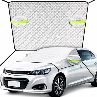 Car snow shield cover car jacket - integrated-front-guard