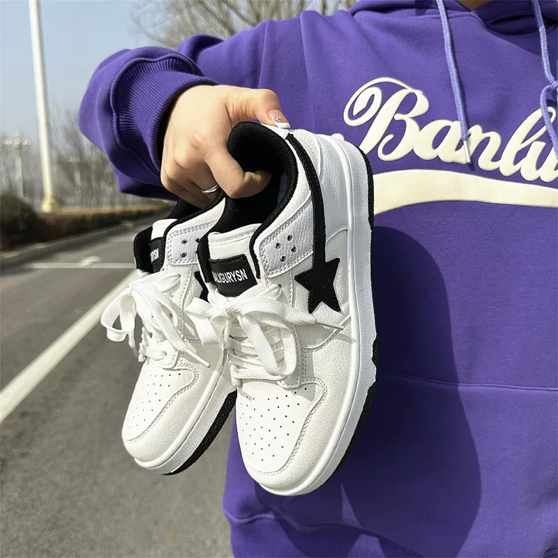Tide, sneakers, sexy universal footwear, white shoes for men and women for beloved for leisure