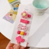 Set, flowered, 5 pieces