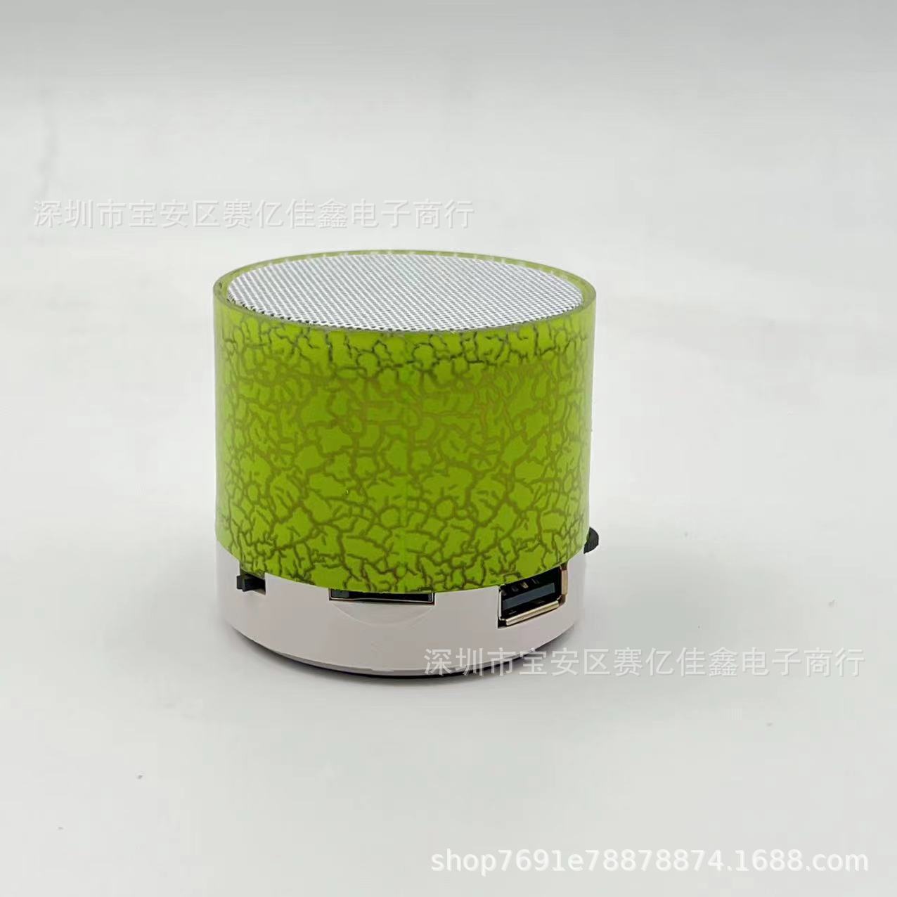 Nueva A9 audio crack colorido inalámbrico portátil Bluetooth altavoz subwoofer tarjeta teléfono móvil regalo al aire libre