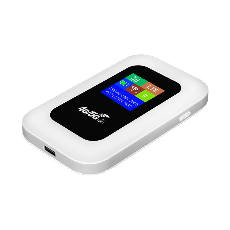 4G беспроводной портативный MiFi с цветным экраном, портативный LTE роутер, Wi‑Fi с установкой SIM‑карты, 4G/5G роутер
