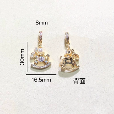 Zərgərlik ara hissələri, 14K Gold-Plated Color-Preserving Crystal DIY