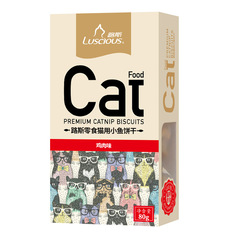 Pet Snacks Luos Cat Biscuits Catnip Fish Crackers Cat Snacks Cat Tuna Canned Wholesale 80g