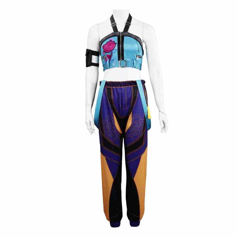 猎魔女团K-POP明星cos服 鲁米米拉佐伊女团动漫角色舞台演出服|undefined