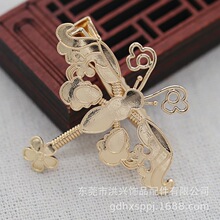 DIY�Ʒ���Ѱl�A�ɽ�ɫ50*45MM���c��ë������l�A�l��B1713