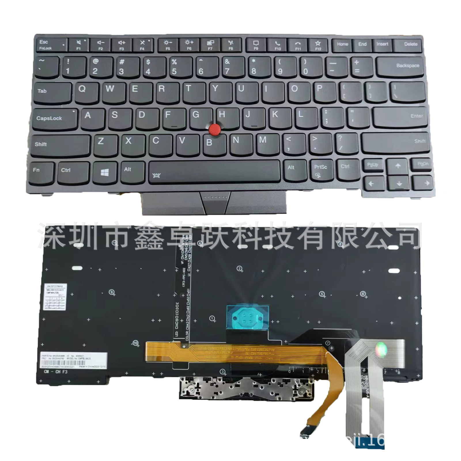 US适用 联想T14 Gen 1 Gen 2 P14s Gen 1 Gen 2笔记本电脑键盘