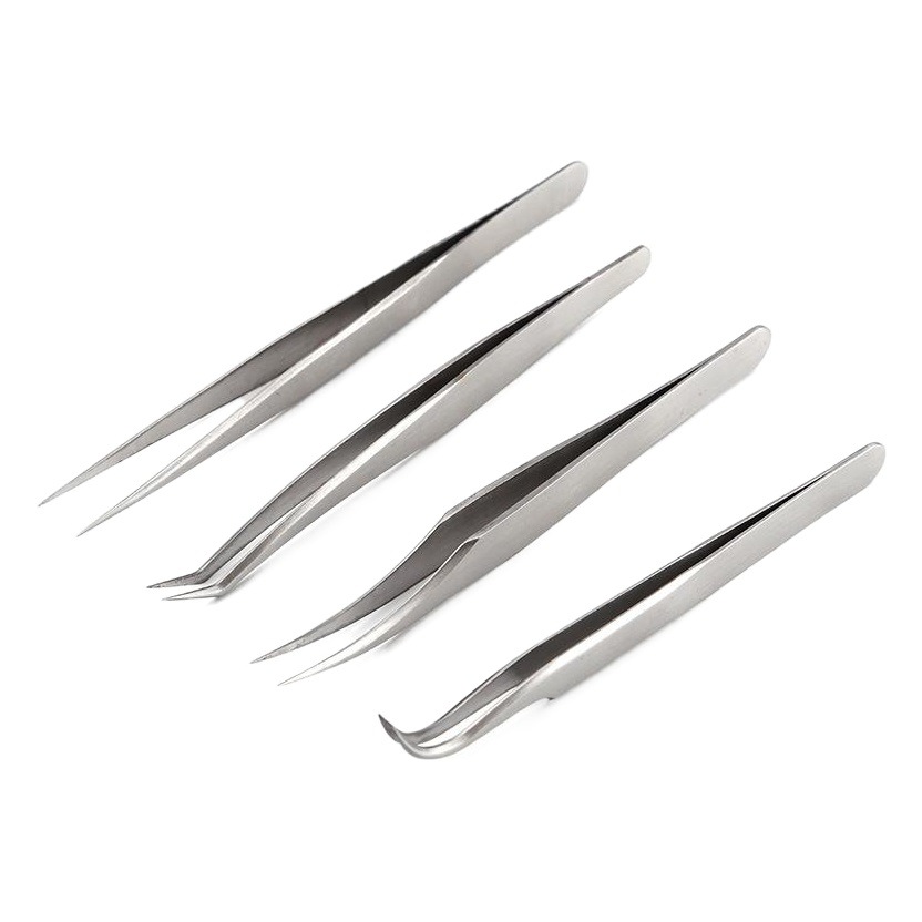 Eyelash Tweezers Thickened Tweezers Dolphin Clip suit Golden Feather Clip Precision Grafting False Eyelash Tools Eyelash Tweezers