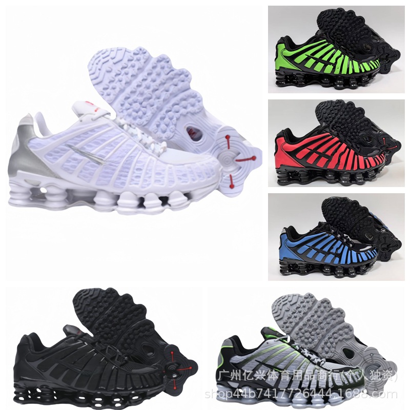 Putian Shoes Cross-Border Export Shox Sports Shoes Men's Tl Pillar Large Size Men's and Women's Shoes Running Shoes Casual Shoes