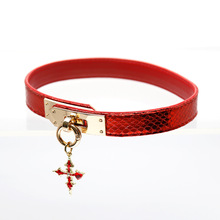 �Ȧchoker��Ƥ����L�bۄP�ٿ۶��ߴ�PUPPYŮ��Ȥsm���K����