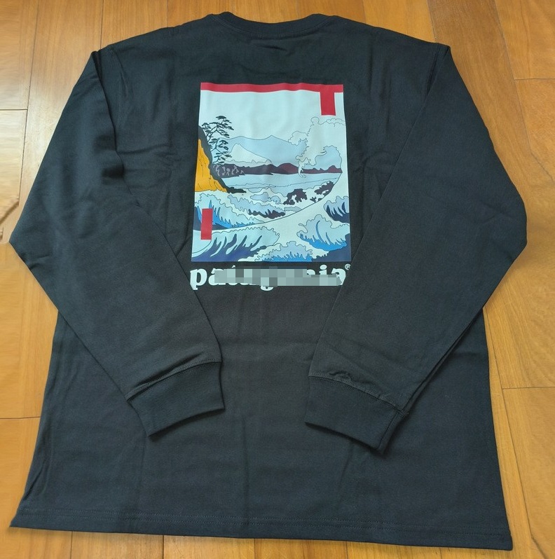 Logotipo de comercio exterior Classic Outdoor Mountain Series Camiseta de manga larga del mismo estilo para hombres y mujeres