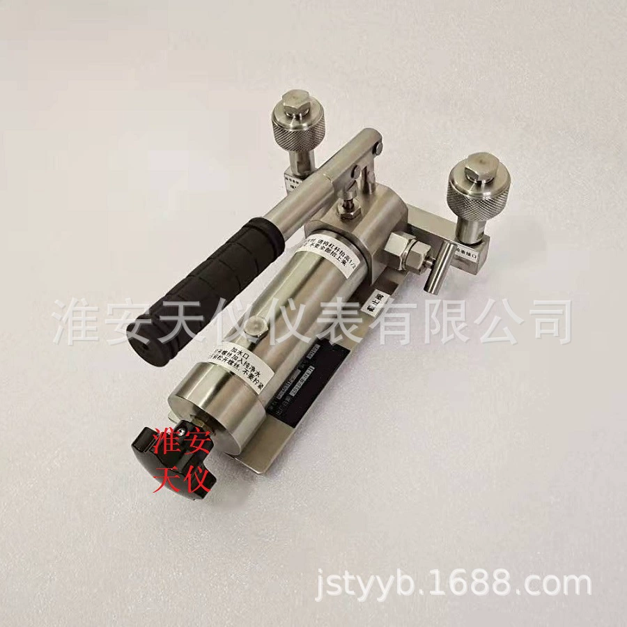 Ручной гидравлический насос Портативный ручной гидравлический насос Hua'an Tianyi Портативный калибратор давления Источник давления