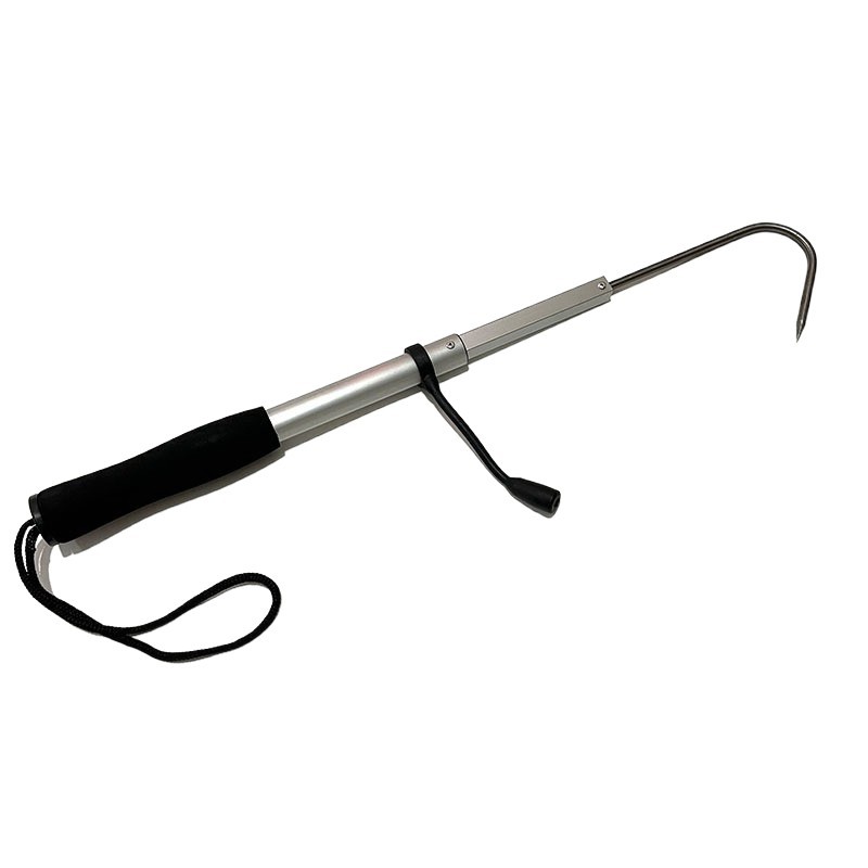 Telescópica aleación de aluminio gancho de pesca Pesca telescópica gancho telescópico aleación de aluminio gancho de acero inoxidable gancho telescópico Dispositivo de pescado al por mayor