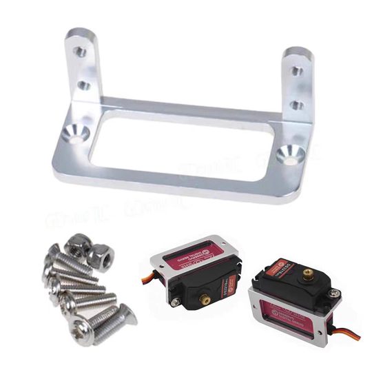 Ship model, model aluminum alloy S3003 rudder frame, mg995 steering gear bracket, server seat