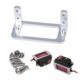 Ship model, model aluminum alloy S3003 rudder frame, mg995 steering gear bracket, server seat