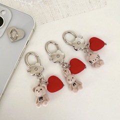 クリスマスの熊の動物のかわいいぬいぐるみのウサギの熊の猫のかわいいキーホルダーins風のペンダント