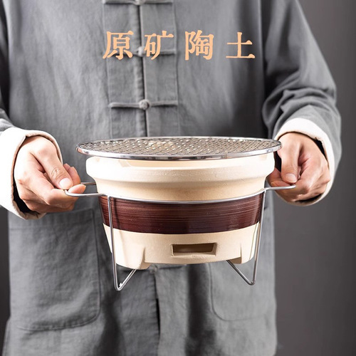 A complete set of tea-making stoves around the stove, charcoal stoves, old-fashioned side stoves, outdoor barbecue stoves, tea-making stoves