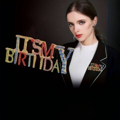 欧美跨境彩钻英文字母生日胸针时尚别针胸花配饰生日礼物
