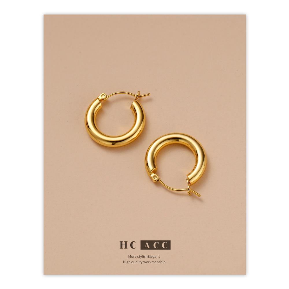 french-simple-c--shaped-ear-buckle-ear-ring-female-elegant-copper-plated-real-gold-earrings-new-fashion-ear-nail-advanced-sense-earrings french-simple-c--shaped-ear-buckle-ear-ring-female-elegant-copper-plated-real-gold-earrings-new-fashion-ear-nail-advanced-sense-earrings
