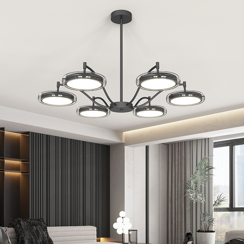 Lámpara de sala de estar nórdica de espectro completo minimalista italiana moderna lámpara de comedor lámpara de bar lámpara de comedor de lujo