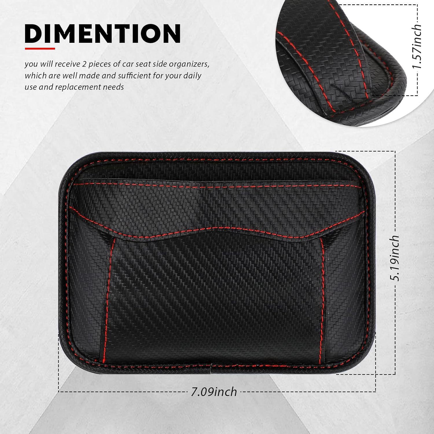 Cross-Border Car Phone Holder, In-Car Adhesive Small Storage Bag, Storage Pouch, Card Holder, Direct from the Factory