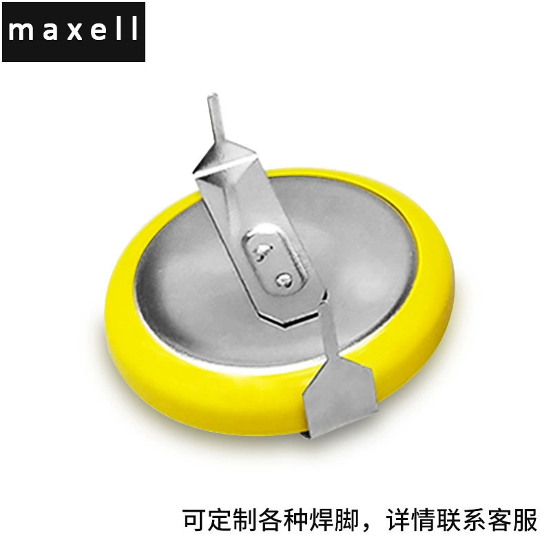 Батарея кнопочная CR1632 Maxell, флюоресцентная пайка 3В, может иметь разные ножки