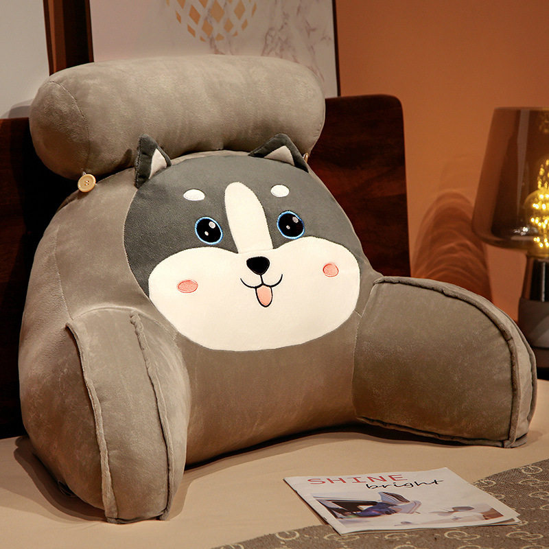 Cojín de noche gran respaldo almohada juego de noche teléfono móvil espalda almohada suave bolsa dormitorio cama lectura artefacto cojín trasero