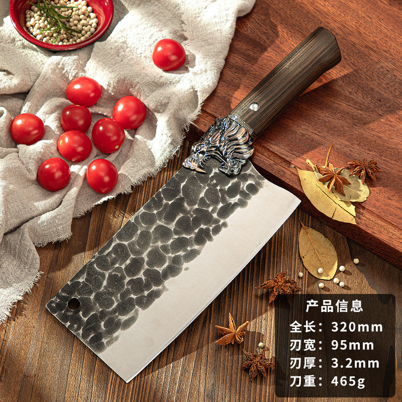 Cuchillo de cocina de varios estilos de Jianghu forjado a mano cuchillo de cocina de doble uso cuchillo de corte de carne cuchillo de corte de hueso cuchillo de corte Yangjiang