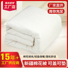 新疆棉花被盖絮床褥被芯秋冬被棉被四季被褥子春秋学生被纯棉花