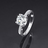 Elite wedding ring for beloved, classic jewelry, one carat, wholesale