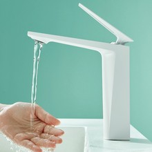 卫生间洗脸盆面盆全铜水龙头家用一体式洗手盆冷热双孔水龙头批发