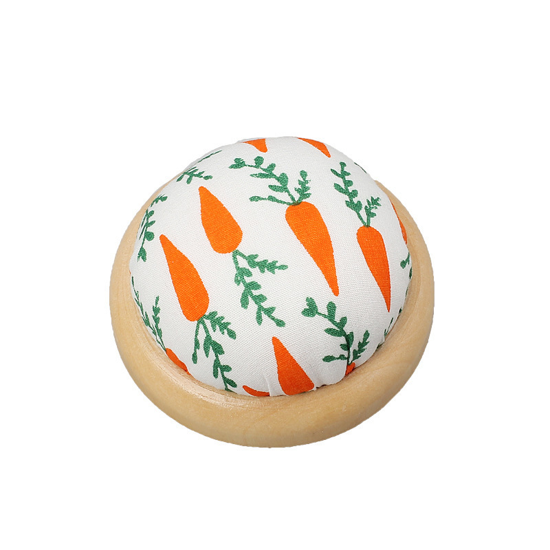 Tela de costura Herramienta de aguja de almacenamiento de bricolaje hecha a mano Bolsa de inserción de aguja de fondo de madera Bolsa de inserción de aguja Bolsa de inserción de aguja