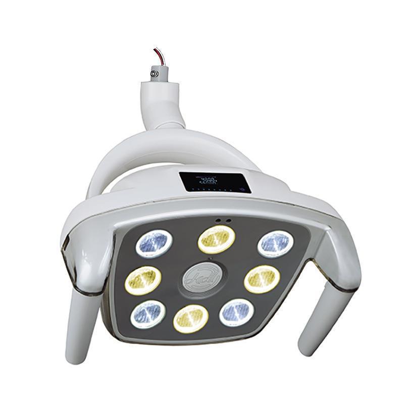 Dental accessories, dental chair, oral lighting, LED cold light, implantation lamp, manual sensor, dual-color adjustable brightness, white