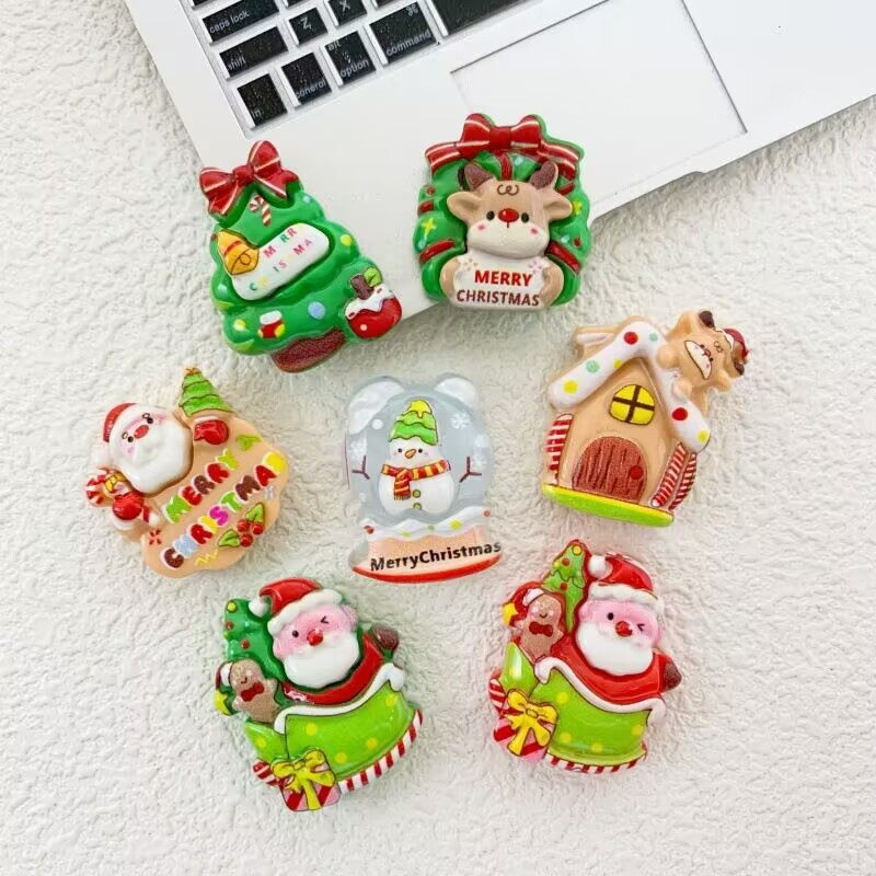 Cartoon creative cream hairgrip for elderly handmade
