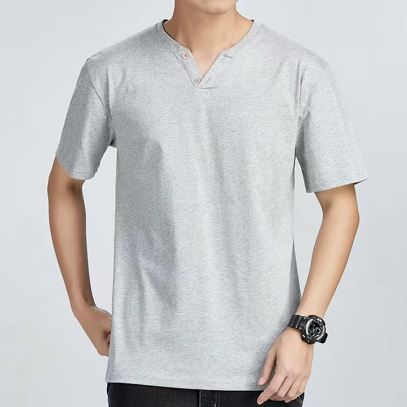 AliExpress трансграничный летний сплошной цвет с короткими рукавами, футболка с короткими рукавами, спорт, спорт, отдых, дышащая рубашка с короткими рукавами