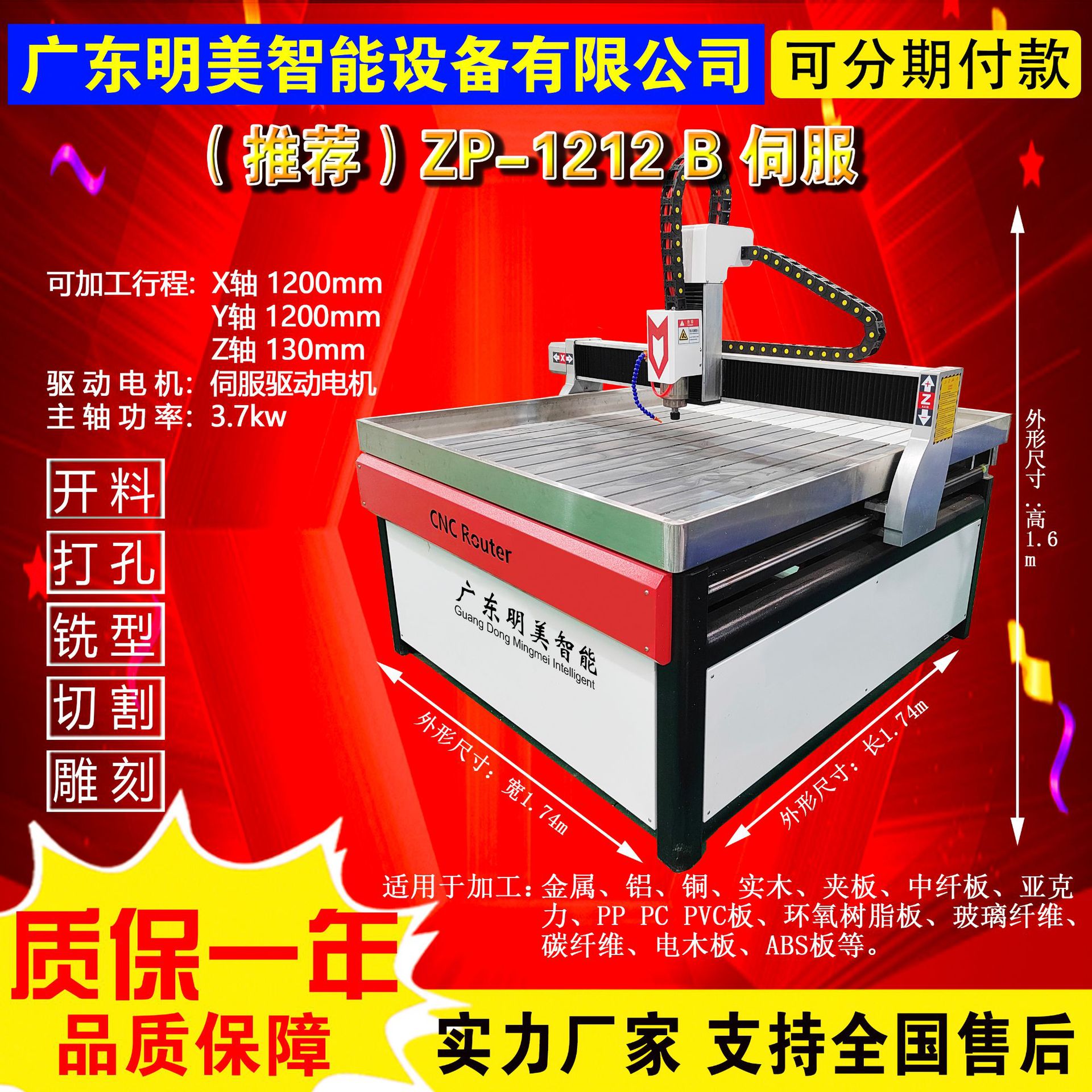 工厂直销全自动小型cnc雕刻机木工金属雕刻机数控立体浮雕机圆雕