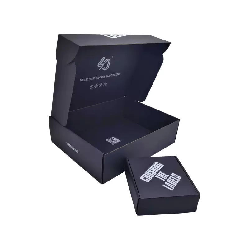 圣诞黑卡包装盒黑色瓦楞UV压纹纸盒铁砂壶铁锅咖啡豆包装黑卡盒