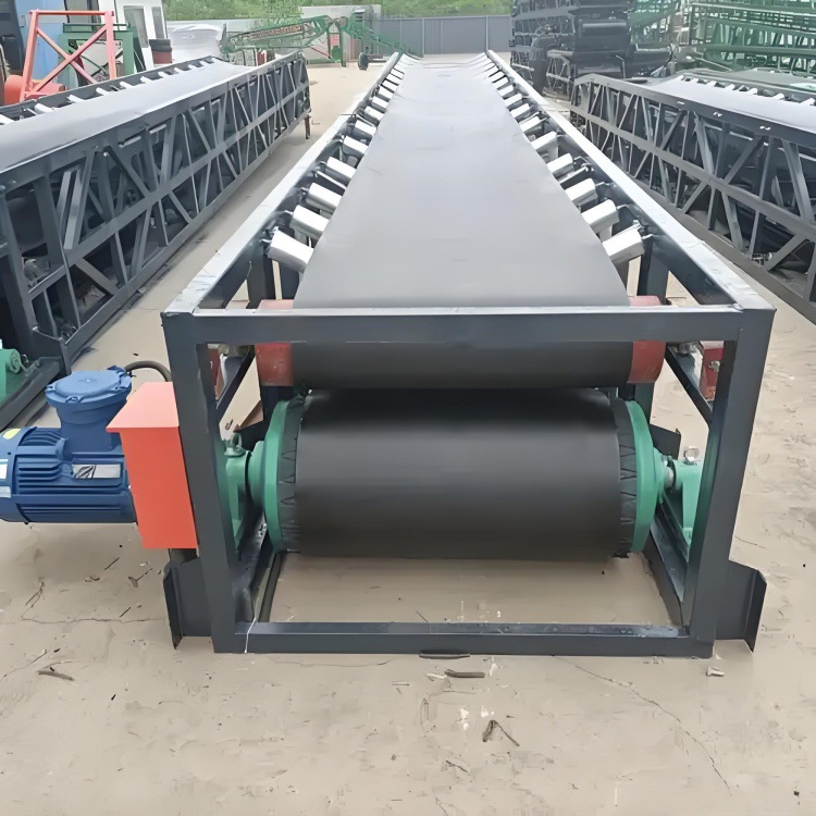 移动式输送机 电动升降传送带 粮食爬坡皮带输送设备