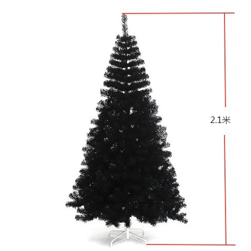 Nueva decoración navideña transfronteriza, árbol de Navidad de PVC realista para hotel, de pie, flocado, con diseño de lápiz, plegable, venta al por mayor de fábrica.