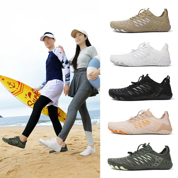 2026 New Model Water Shoes, Barefoot Shoes, Swimming Shoes Suitable for Beach Fitness, Hiking, Non-Slip Five-Toe Shoes, Cross-Border Sports